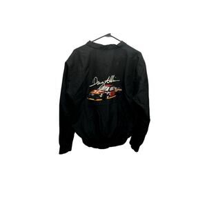 Davey Allison Jacket Nascar Texaco Havoline Racing Medium Nylon Full Zip Vintage